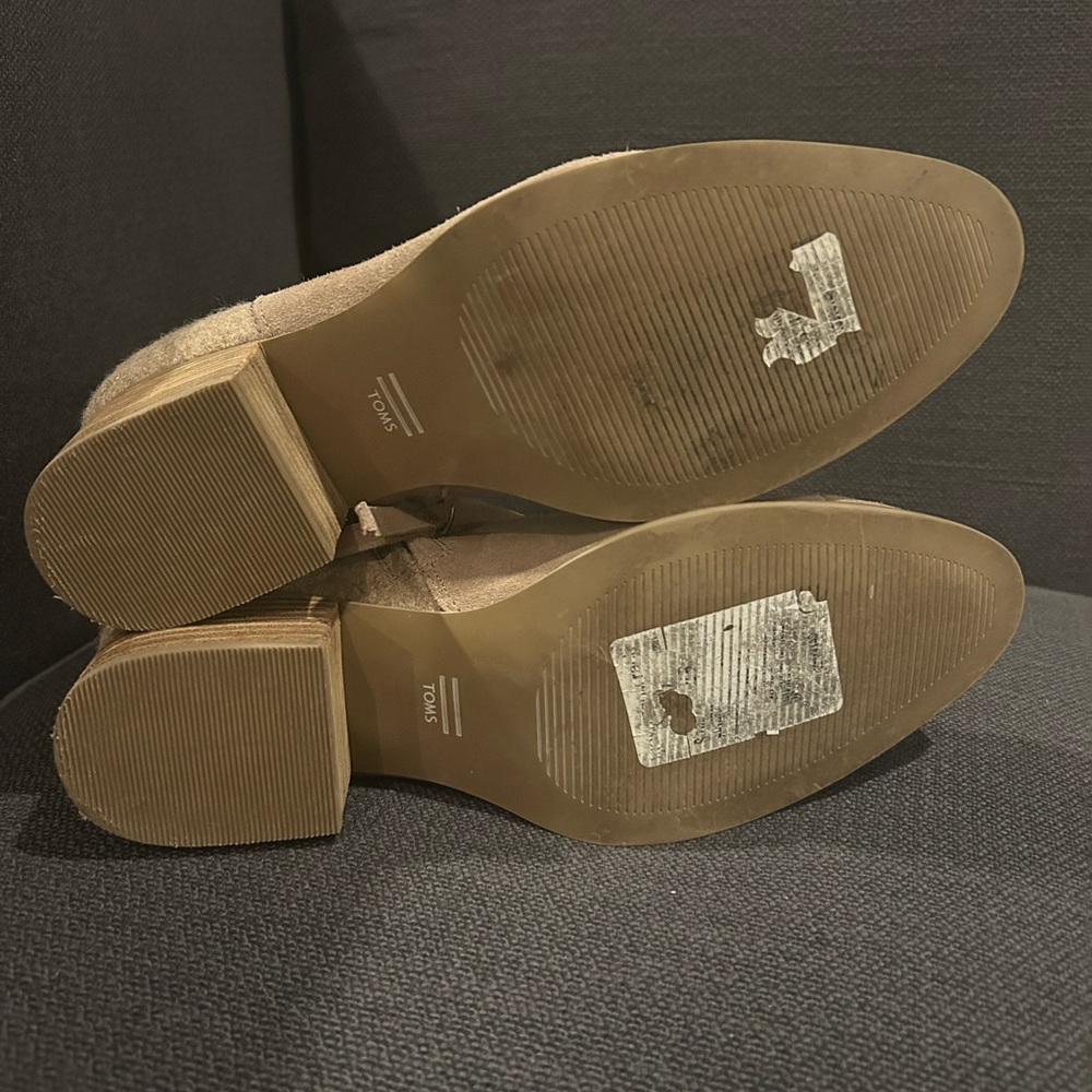 Toms Light Brown Suede Ankle Booties - Picture 7 of 7